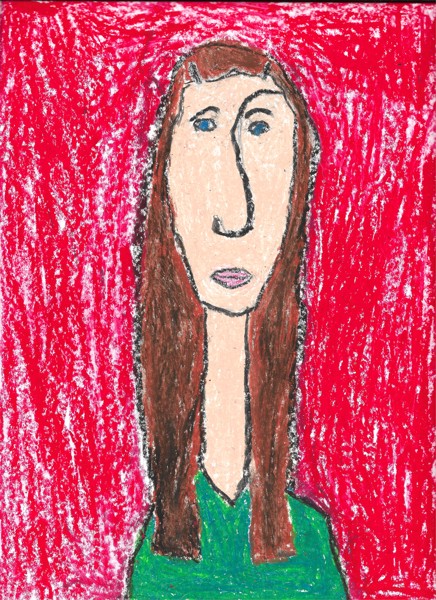 This is one of the very few times that oil pastel worked for me! [June 2023]